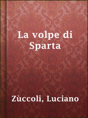 cover image of La volpe di Sparta